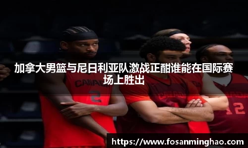 加拿大男篮与尼日利亚队激战正酣谁能在国际赛场上胜出